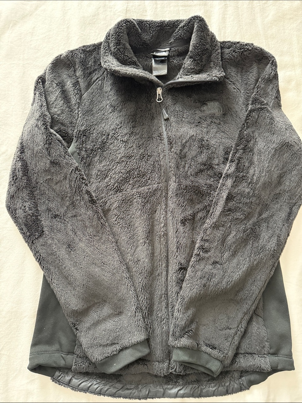 The North Face Women's Black Plush Full-Zip Fleece Jacket